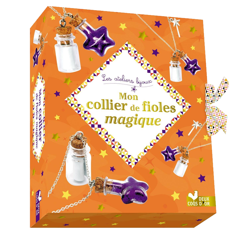 Mon Collier Mon collier avec petites fioles - mini coffret avec accessoires